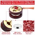 Red Wax for Letters Stamp Seals Sealing Kit Seal Warmer Wax Spoon. 