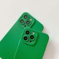 Liquid Dark Green Solid Color Phone Case For iPhone 13 12 11 Pro Max X Xr Xs Max 7 8 Plus Shockproof Soft Silicone Back Cover. 