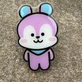 Kpop Idol BTS BT21 jhope design inside Mang acrylic phone holder griptok phone grip telescopic support. 