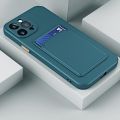 Samsung S24 Ultra Casing For Samsung Galaxy S24 S23 Plus Ultra A05 A05s A15 A25 A35 A55 Liquid Silicone Candy Color ID Credit Card Slot Anti-fall Phone Case Protective Back Cover. 