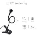 USB Power Clip Holder LED book light Desk lamp 1W Flexible Bed Reading Book lights Table lamp for the study room bedroom living. 