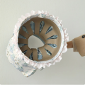 Lined cardboard Kraft paper flowers Auxiliary tool Tear-resistant Round bouquet Bouquet shaping cardboard Not easily collapse Stereotype Flower shop materials for Flower arrangement DIY crafting. 