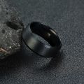 Stainless Steel Rings for Men Cool Simple Band 6MM Width/ Black Ring / Silver Ring/ Blue Ring / Gold Ring. 