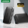Ugreen 4K HDMI Switch for Xiaomi Mi Box 3 In 1 Out HDMI Switcher 4K/30Hz for TV box Projector PS4 Switch HDMI 4K with Controller HDMI Cable Splitter. 