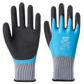 Genuine Chuangxin L878 fully dipped rubber gloves labor insurance wear-resistant thickened waterproof and non-slip latex rubber work work. 