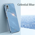 For Vivo Y53s Back Cover Fashion Shiny Plating Square Bumper Camera Protection Case Soft Silicone Shockproof Protective Mobile Phone Cases. 