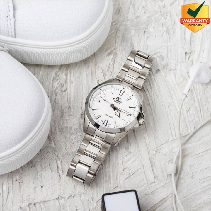 Original Casio Edifice - EFV-100D-7AVUDF - Stainless Steel Wrist Watch for Men