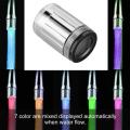 Novelty Design 7 Color RGB Colorful LED Light Water Glow Faucet Tap Head Home Bathroom Decoration Stainless Steel Water Tap. 
