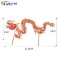 Dragon Dance Toy Kit Chinese Lunar New Year Dragon Dance Toy Diy Kit for Kids Dragon Boat Festival Crafts Set Chinese New Year Dragon Craft. 