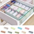 5 Grids Storage Box Best for Desk, Drawer, Socks, Undergarments, Cosmetics, Tie, Socks, Bra - Plastic Storage Box/Organizer/Divider/Drawer MUZTAS STORE. 