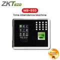 ZKTeco Retina & Biometric Time Attendance Machine, Face Scan, Thumb Impression Device with Battery Backup (MB-660). 