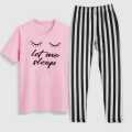 White Let Me Sleep Night Dress For Girls - Soft & Comfortable Nighty For Girls. 