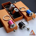 Mini Metal Gearbox Gear Keychain for Man Manual Transmission Lever 6 Speed Car Gear Shift Keyring Holder Creative Gift. 