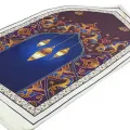 Beautiful Smooth & Durable Luxurious Carpet Style 3D Turkish Design Prayer Mat | Imported Janamaz - Prayer Mats King Size 31 X 47 inches / Jai namaz - High Quality Qleen Jaye Namaz - Turkish Qalin Jaye Nimaz -. 