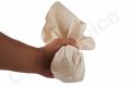 Neeraj Cotton Jalebi Cloth for Professionals - White. 