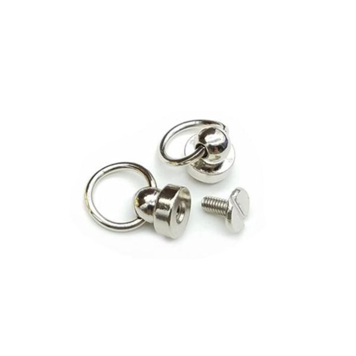 Rotating Rivet 10Pcs 8-9mm Rotating nipple rivet with pull ring garment rivet stud ...