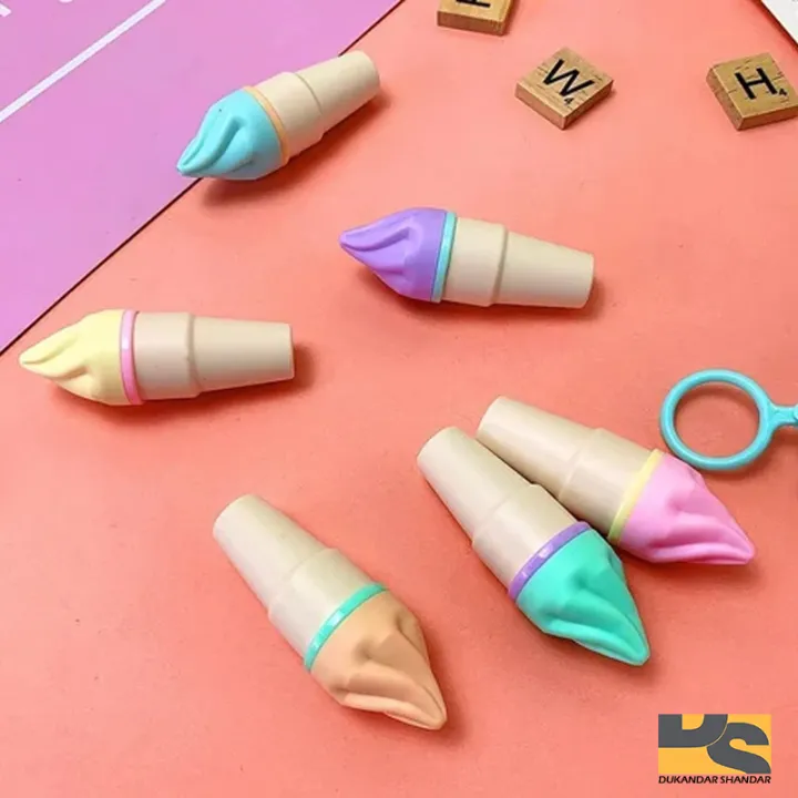 cute%20set%20of%206%20cone%20Highlighters%20with%20beautiful%20colors%20%20stationery%7C%20Cute%20stationary%20items%20for%20girls%20-%20Image%206