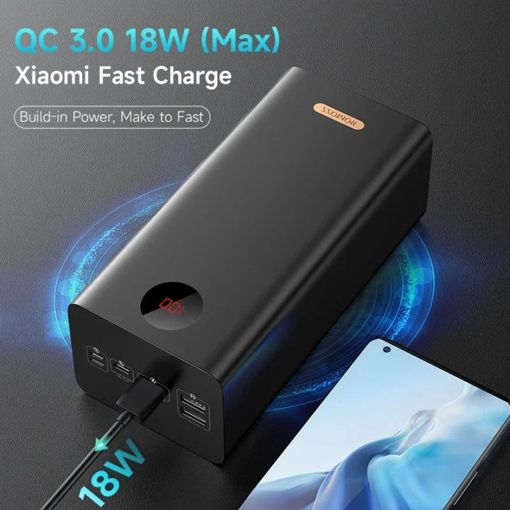 100%25%20Original%20ROMOSS%2060000mAh%20PEA60%20Power%20Bank,%2022.5W%20Max%20Quick%20Charge%20Portable%20Phone%20Battery%20Charger%20with%204%20Outputs%20and%203%20Inputs%20External%20Battery%20Pack%20for%20Travel%20and%20Home%20Use%20-%20Image%205
