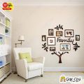 Gift City Presents Family Tree With Photo Frame Modern Wall Art For Gift For Home Décor Living , Bed Room And Offices. 