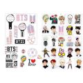 Bts Bangtanboys sticker sheet uncut. 