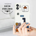 Hontinga for Huawei Mate20 Pro Case Side Design Phone Cover Creative Cube Games Case Square Edge Pattern Liquid Silicone Trend Cover. 