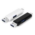 5 in 1 OTG USB Card Reader - USB, Micro & Type C Connectivity - Support Micro SD Card & USB [C.M.Tech]. 
