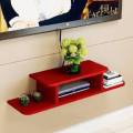 Wall Set top Box Stand MDF Wall Mounted | for Living Room Bedroom | WiFi Stand | Cable | Decorative Home MDF. 