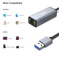 BENFEI USB 3.0 to Gigabit Ethernet Adapter Compatible for MacBook, Surface Pro, PC with Windows [Aluminium Shell&Nylon Cable]. 