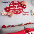 Paper Flowers Easy Installation Wall Art Paper Flower Decoration. 