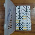 Dominoes number game set of 28 double six game domino game indoor game. 