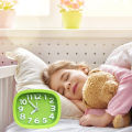 Table Clock Battery Operated Desktop Small Alarm Needle Clock. 