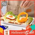 HelloWorld Fried Egg Ring High Temperature Resistance Square Round Fried Egg Mold. 