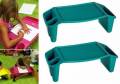 New Durable Assorted Color Kids Plastic Lap Tray Sturdy Multi Purpose Large Student Laptop Desk Portable Children Activity Tray. 