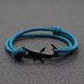 Noter New Shark Bracelet Unisex Double Layer Adjustable 3mm Cord Chain Braclet Beach Jewelry Accessories Surfer Braslet Pulsera Dinner Ronvsa. 