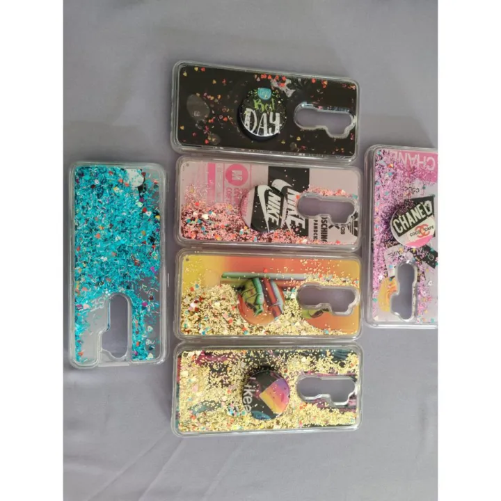 For%20Oppo%20A9%202020%20Back%20Cover%20Water%20Glitter%20Shiny%20Soft%20Silicon%20with%20free%20pop%20socket%20Case%20for%20Girls%20-%20Image%202