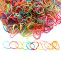 of Multicolor Soft Elastic Rubber Hair Band for Girls Hair-Candy Colors Soft Baby Hair Ties-Disposable & Small Tiny Colorful Reusable Ponytail Holders Tie Stretch Elastics-. 