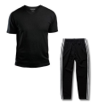 Men’s Classic V-Neck Suit (Short Sleeves). 