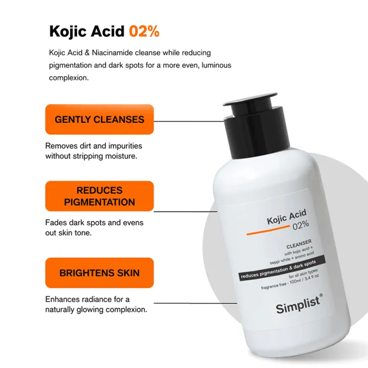 Simplist%20Kojic%20Acid%202%25%20Cleanser%20Face%20Wash%20With%20Kojic%20Acid,%20SepiWhite%20&%20Amino%20Acid%20For%20Gently%20Cleanses,%20Reduces%20Pigmentation%20&%20Brightens%20Skin%20Clinically%20Proven%20Actives%20All%20Skin%20Types%20For%20Women%20&%20Men%20100ml%20-%20Image%204