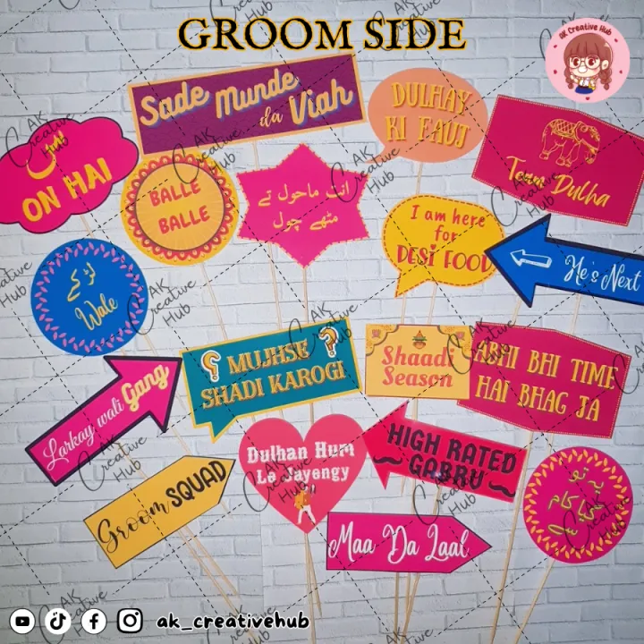 Mehndi/Wedding%20Props,%20Mehndi/Mayoun/Dholki/Engagement%20Props%2018%20Pcs,%20Photo%20Booth%20Prop%20for%20girls,%20Weddings%20Props%20Pack%20of%2017%20pcs%20-%20Image%206