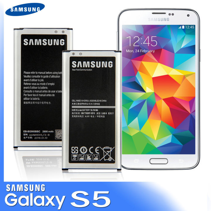 Samsung Galaxy S5 Battery Replacement Samsung EB-BG900BBE Battery with 2800mAh Capacity - Battery for Samsung S5