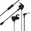Maxon G-01 High-Quality Gaming Handfree- Heavy Bass - In-Ear Gaming Earphones for Pubg/Cs/Cod/Fortnite- 360° Flexible Mic- Noise Cancelling Gaming Headset- Compatible For All Smartphones. 