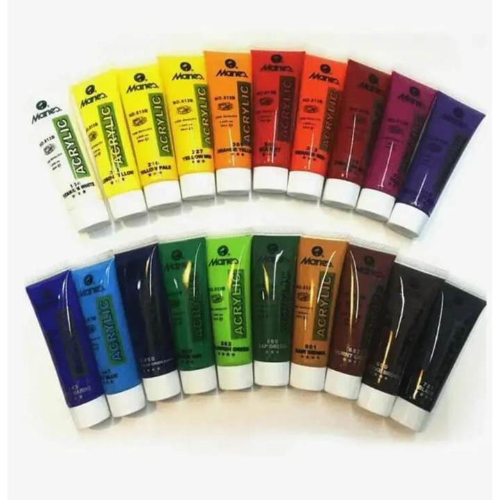 Marie's Acrylic Paint 75 ml Maries Acrylic Colour Tube acrylic color for use on canvas, paper, wood, metal, glass, fabric, plastic, ceramic, stone, walls, leather, etc