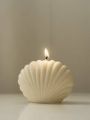 Mini Seashell Scented Candle Set of 2 Coastal Decor Home Fragrance. 