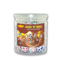Aamrite DanPak Choco N Balls - 120 Pcs Jar | Assorted Milk Chocolate Football Shaped Candies | Chocolate Treats for Kids, Parties & Sports Events | Sweet Candy Snack Jar Pack. 