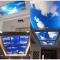 Glass paper / Cloud design self adhesive privacy paper for glass.. 