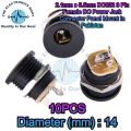 5,10,15,20,25,30 PCS Dc-022 Dc Power Jack Pcb Mount Female Connector 3 Pin With Nut 5.5mm x 2.1mm. 
