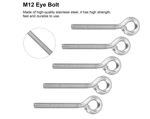 Keebgyy%205%20Pieces%20M10%20Stainless%20Steel%20Eye%20Bolt%20Threaded%20Eyelets%20Welded%20Closed%20Screw%20Rod%20Eye%20Bolts%20Long%20Marine%20Grade%20Stainless%20Steel%20Shoulder%20Eyelet%20uk%20import%20E%20C587%20-%20Image%202
