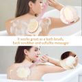 Bath Brush- Shower Brush -Improves Skin's Health - Remove Dead Skin And Toxins, Improves Lymphatic Functions- Loofah Bath Sponge. 
