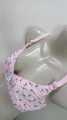 Pack Of 4 Multi Colour Printed Jersey Bra for Women & Girls Ladies Brazier Blouse Under Garments For Girls Lingerie Panties. 