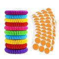 Waterproof Mosquito Repellent Bracelet,10 Pack Natural Non-Toxic Bug Repellent Bands with 60PCS Mosquito Patches for Adults Kids,Mosquito Repellent Wristbands. 